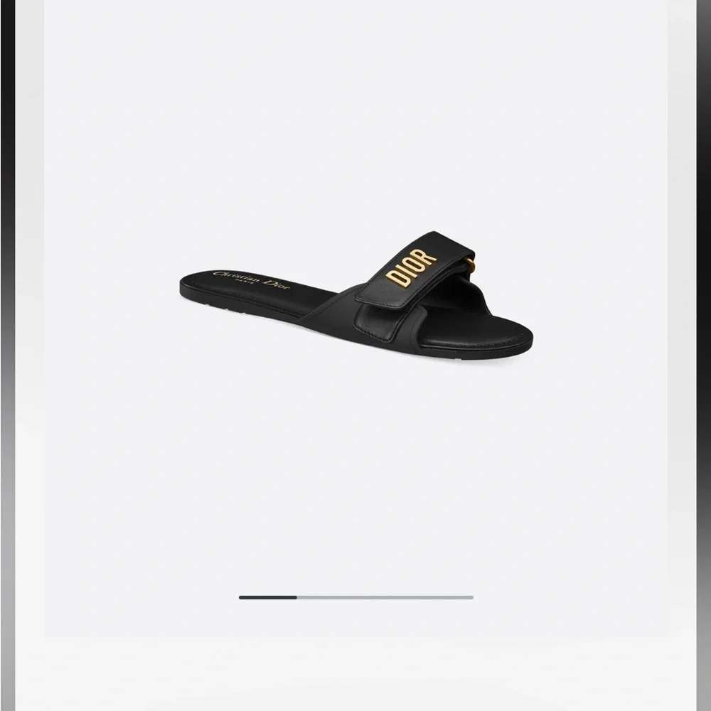 Dior Dioriviera Dioract Black Sandals - Picture 4 of 4